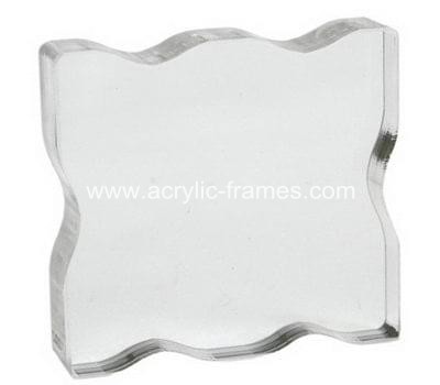Clear acrylic stamp block