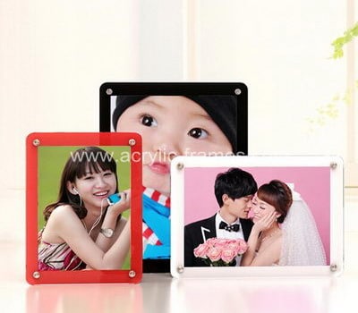 Magnetic perspex photo frames