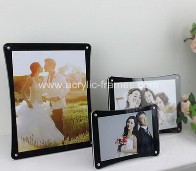 Perspex magnetic photo frames