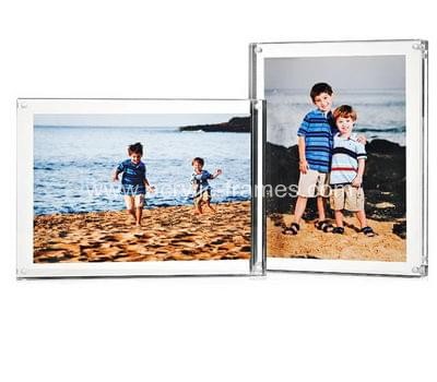 Magnetic perspex photo frames