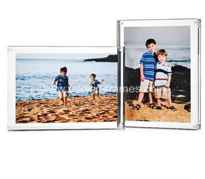 Magnetic perspex photo frames