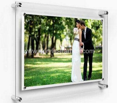 Wall mounted acrylic photo frames