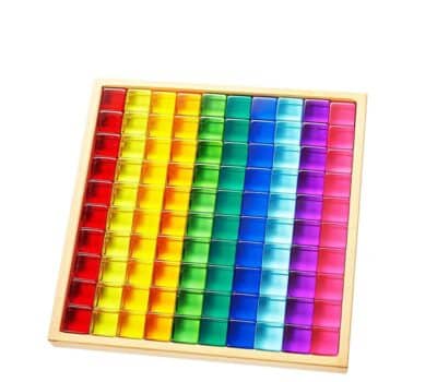Plastic Translucent Building Blocks Wholesale custom translucent pink acrylic display block