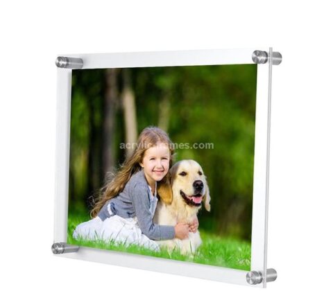 Wholesale custom plexiglass wall floating picture frame