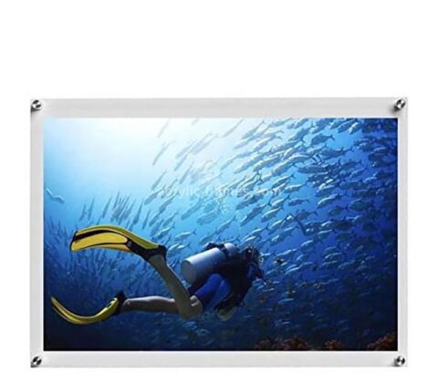 Wholesale custom lucite floating picture frame