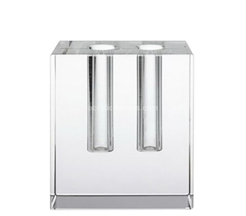 Wholesale custom plexiglass bud vase block