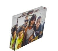 Wholesale custom acrylic frameless photo block