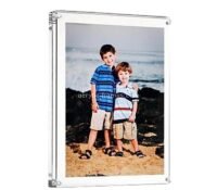 Wholesale custom acrylic wall frameless photo frames