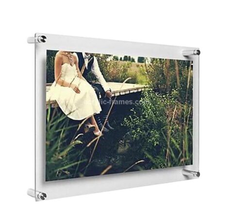 Wholesale custom acrylic wall hanging frameless picture frames