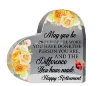 Custom acrylic retirement inspirational gift AFB-110 Custom acrylic retirement inspirational gift