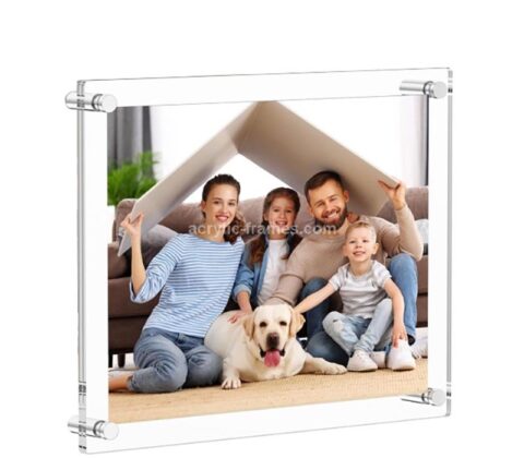 Custom acrylic picture frame for wall