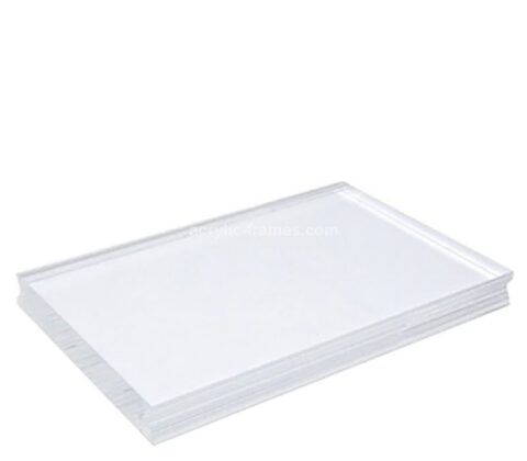 Custom acrylic stamping block