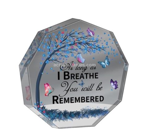 Custom acrylic gift block