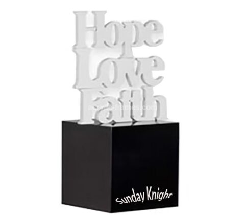 Custom acrylic decorative square display cube