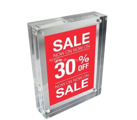 Custom acrylic sale discount abel display block