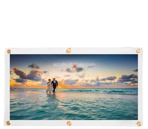 Custom acrylic floating 24 X 36 picture frame
