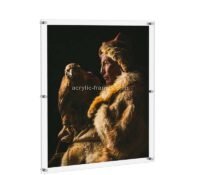 Custom acrylic wall mounted photography frame