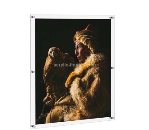 Custom acrylic wall mounted photography frame