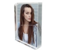 Custom acrylic tabletop decor photo block
