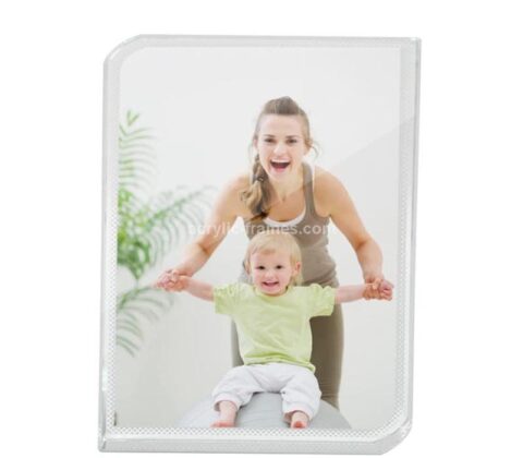 Custom acrylic tabletop photo block