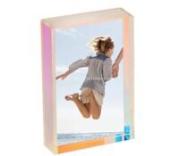 Custom acrylic tabletop photo frame