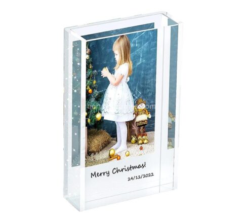 Custom acrylic tabletop decor photo frame