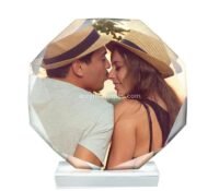 Custom acrylic tabletop decorative photo block