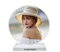 Custom acrylic desktop decor photo block