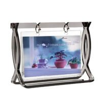 Custom acrylic free standing photo frame