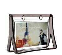 Custom acrylic free standing artwork photo frame