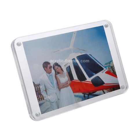 Custom acrylic magnetic picture photo block