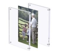 Custom acrylic desktop double sided picture photo block