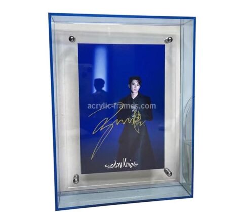 Custom acrylic floating effect photo picture frame