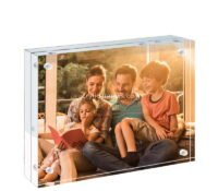 Custom acrylic magnetic photo picture block