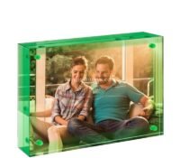 Custom acrylic free standing homes picture block AFB-144 Custom acrylic free standing homes picture block