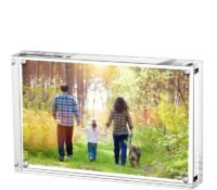 Custom acrylic double sided photo picture block