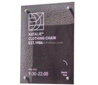 Custom acrylic wall mounted billboard