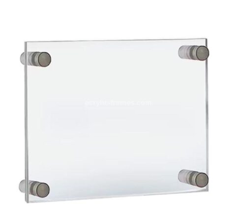 Custom acrylic floating picture frame