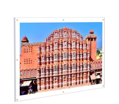 Custom acrylic floating artworks photo frame