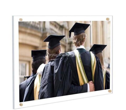 Custom acrylic floating frameless photo frame