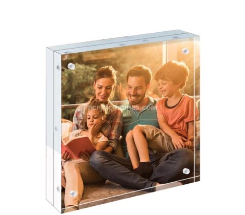 Custom acrylic 8 X 8 magnetic photo picture frame