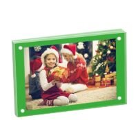 Custom acrylic desktop photo block AFB-150 Custom acrylic desktop photo block