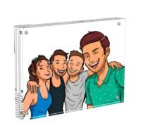 Custom acrylic home décor picture frame