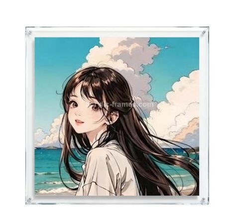 Custom acrylic wall mounted photo frame