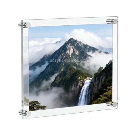 Custom acrylic gallery wall mounted photo frame