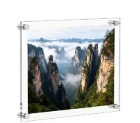 Custom acrylic gallery wall showcase art frame