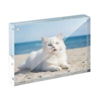 Custom acrylic 5 X 7 magnetic decor picture block